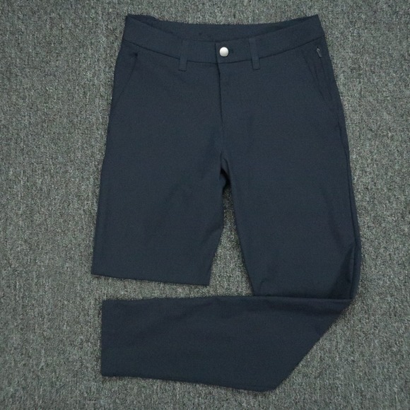 Lululemon Pants Men 28x30 Blue ABC Slim Fit Trouser Chino Zip Pocket Stretch